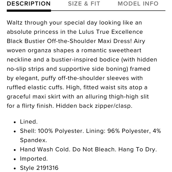 Off-Shoulder Maxi Dress - Picture 4 of 4